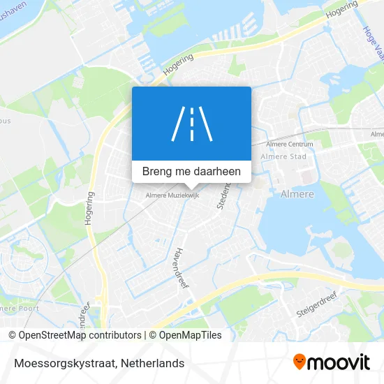 Moessorgskystraat kaart