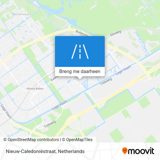 Nieuw-Caledoniëstraat kaart