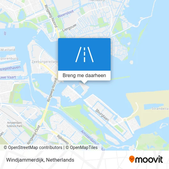 Windjammerdijk kaart