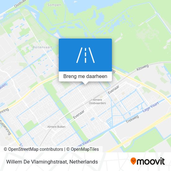 Willem De Vlaminghstraat kaart