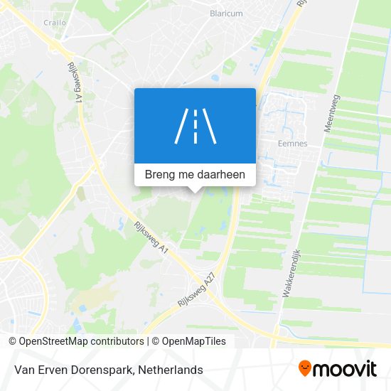 Van Erven Dorenspark kaart