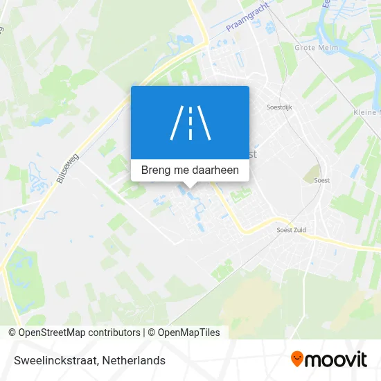 Sweelinckstraat kaart
