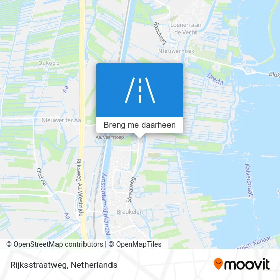 Rijksstraatweg kaart