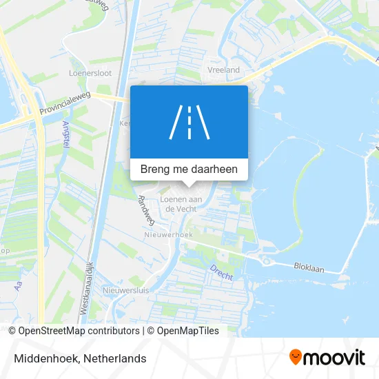 Middenhoek kaart