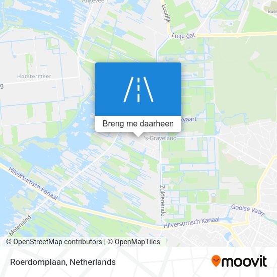 Roerdomplaan kaart