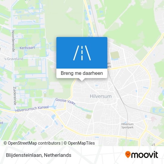 Blijdensteinlaan kaart