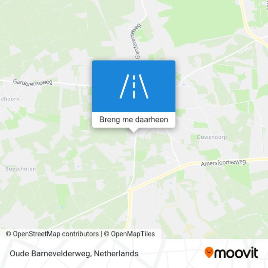 Oude Barnevelderweg kaart