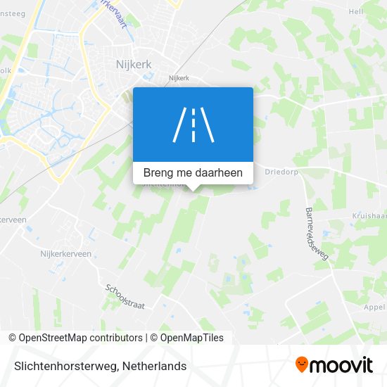 Slichtenhorsterweg kaart