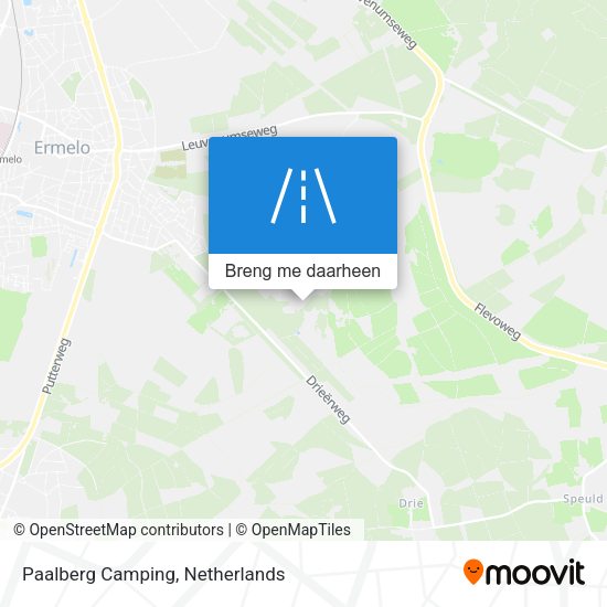 Paalberg Camping kaart