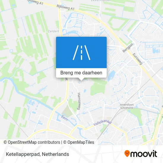 Ketellapperpad kaart