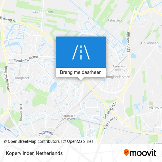 Kopervlinder kaart