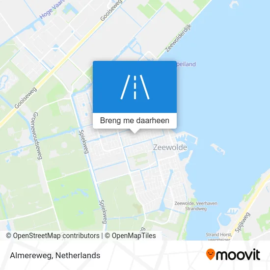 Almereweg kaart