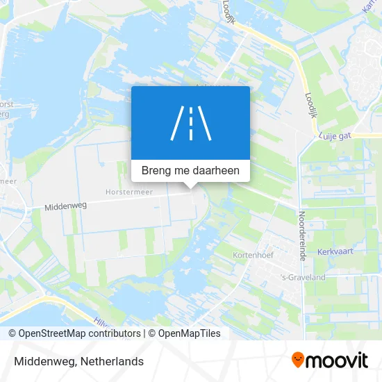 Middenweg kaart