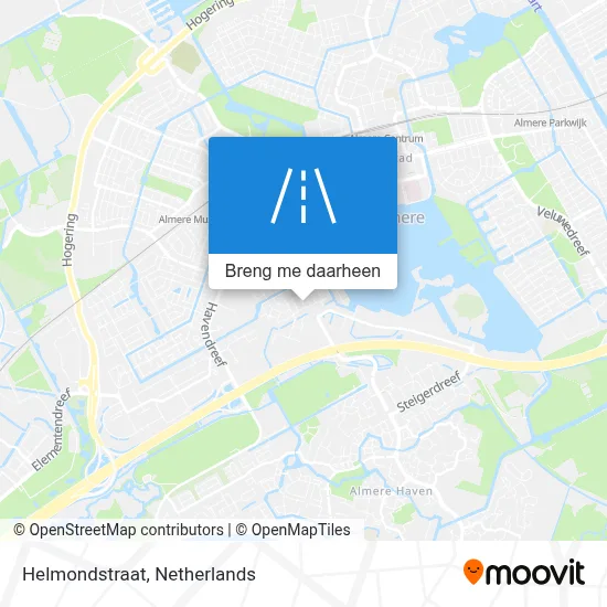 Helmondstraat kaart