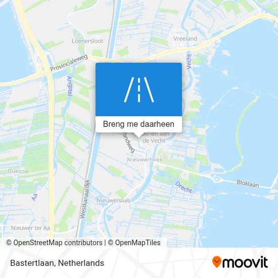 Bastertlaan kaart