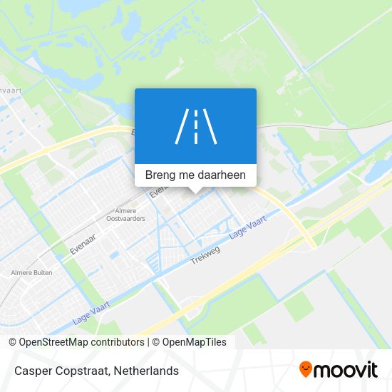 Casper Copstraat kaart