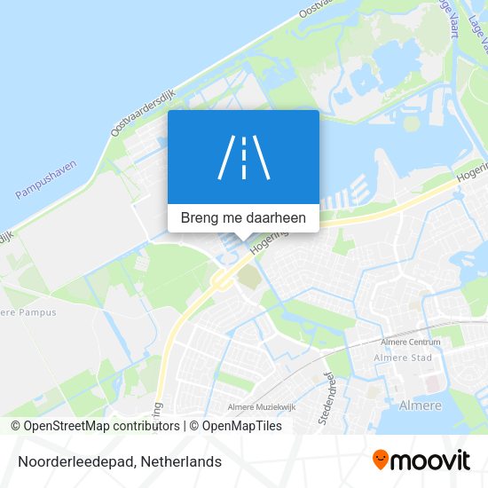 Noorderleedepad kaart