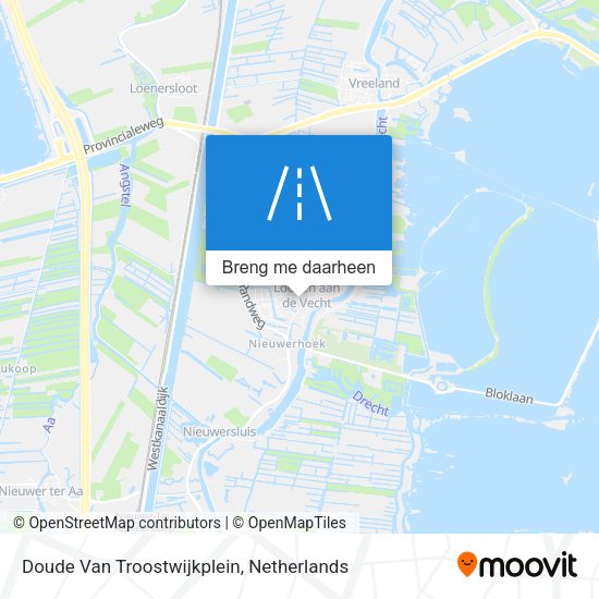 Doude Van Troostwijkplein kaart