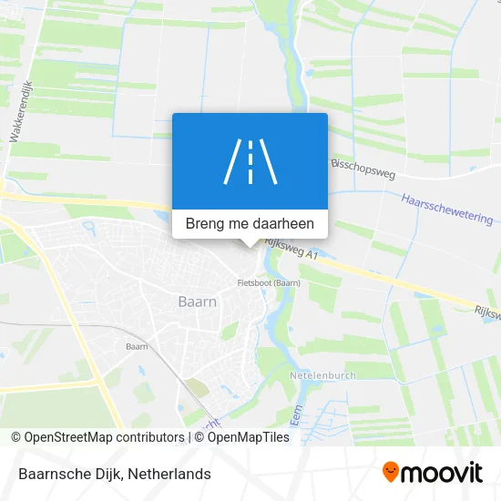 Baarnsche Dijk kaart