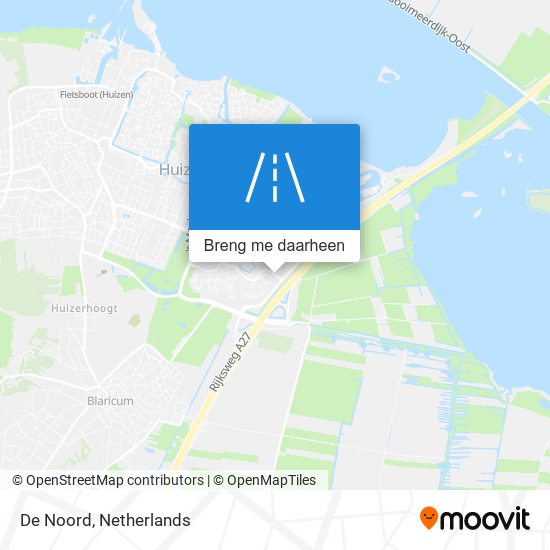 De Noord kaart