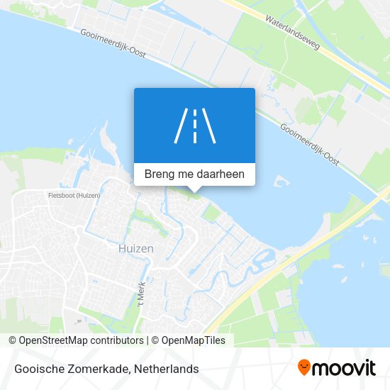 Gooische Zomerkade kaart