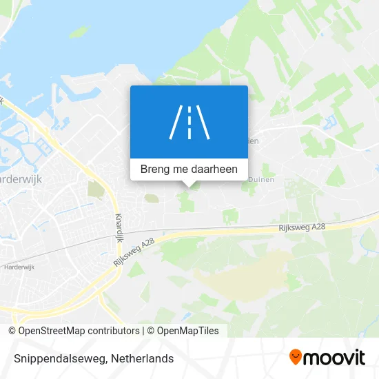 Snippendalseweg kaart