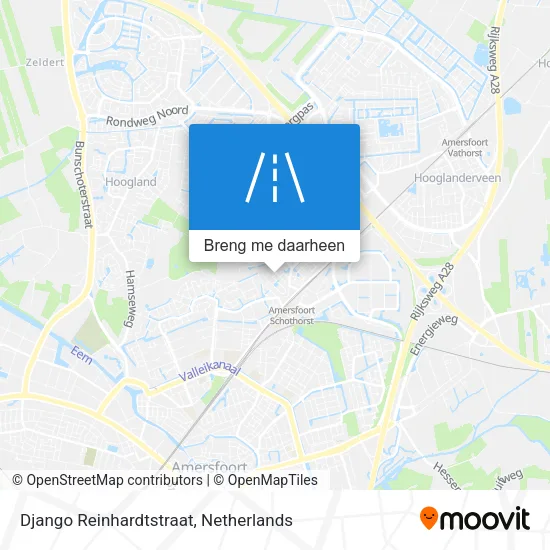Django Reinhardtstraat kaart