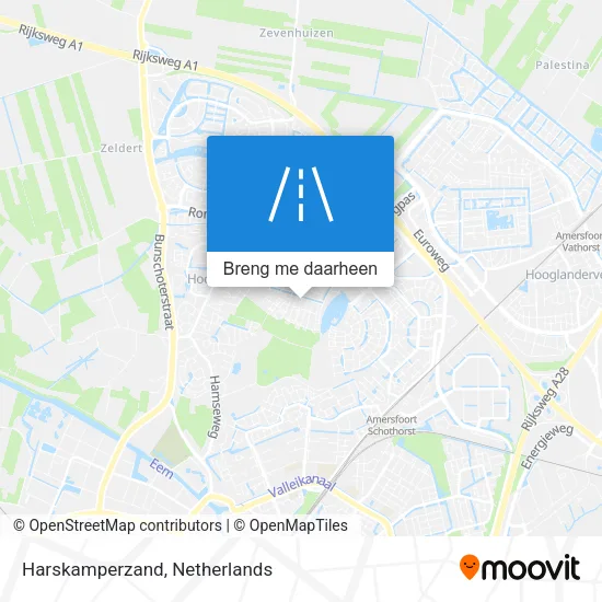 Harskamperzand kaart
