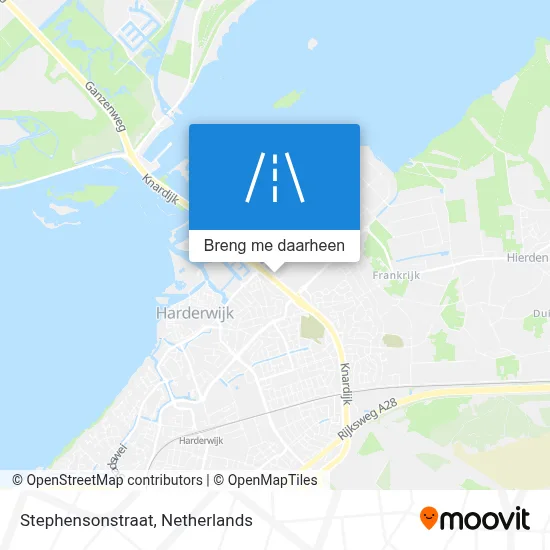 Stephensonstraat kaart