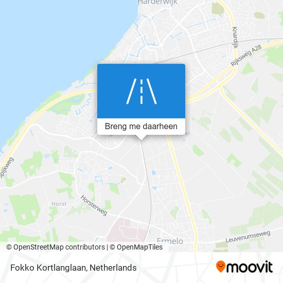 Fokko Kortlanglaan kaart