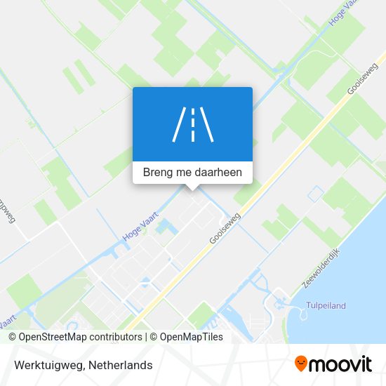 Werktuigweg kaart