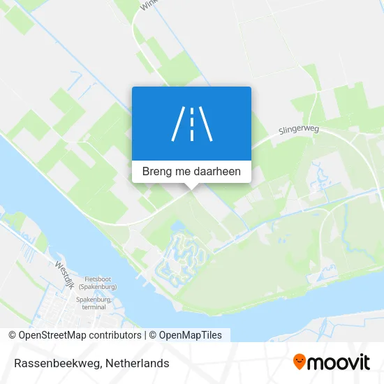 Rassenbeekweg kaart