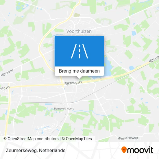 Zeumerseweg kaart