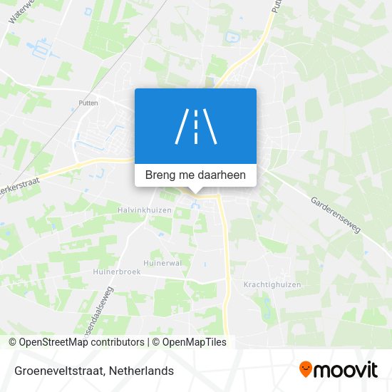 Groeneveltstraat kaart