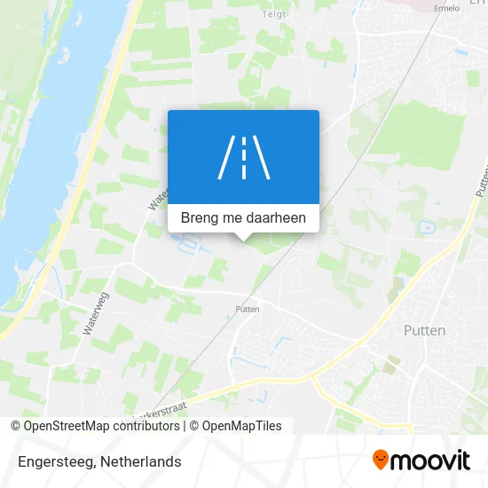 Engersteeg kaart