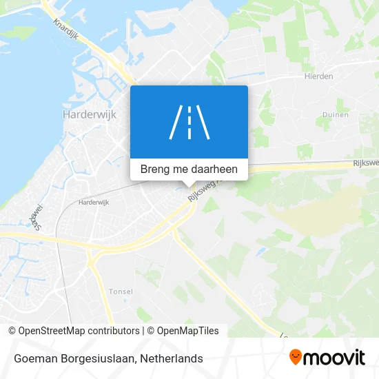 Goeman Borgesiuslaan kaart