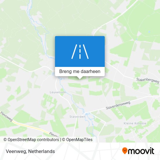 Veenweg kaart