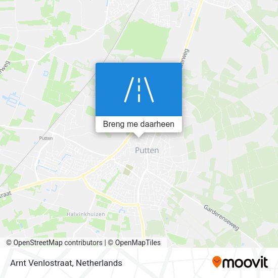 Arnt Venlostraat kaart