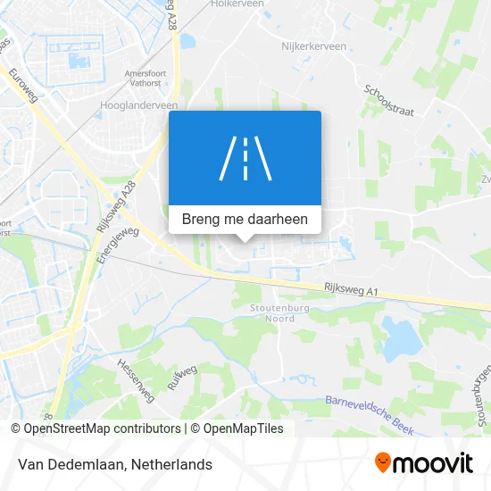 Van Dedemlaan kaart