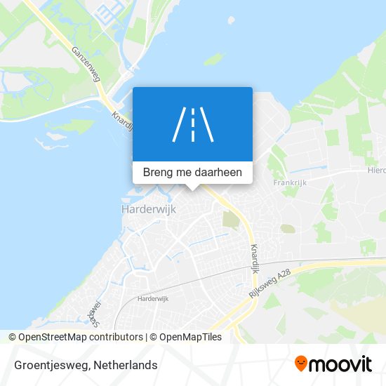 Groentjesweg kaart