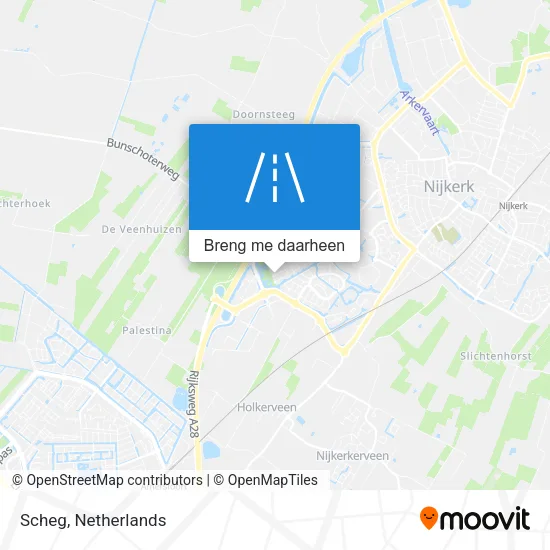 Scheg kaart