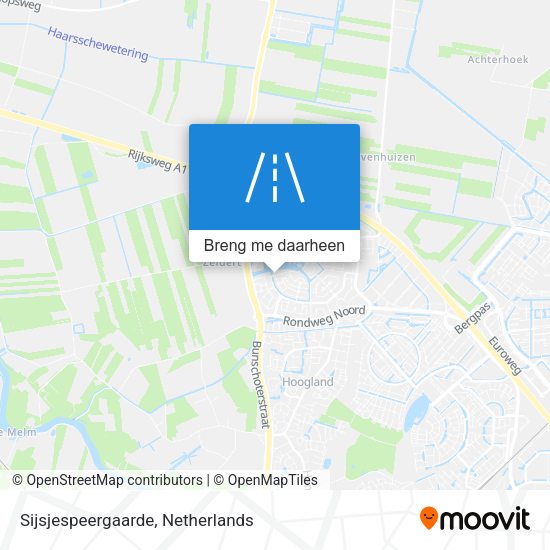 Sijsjespeergaarde kaart