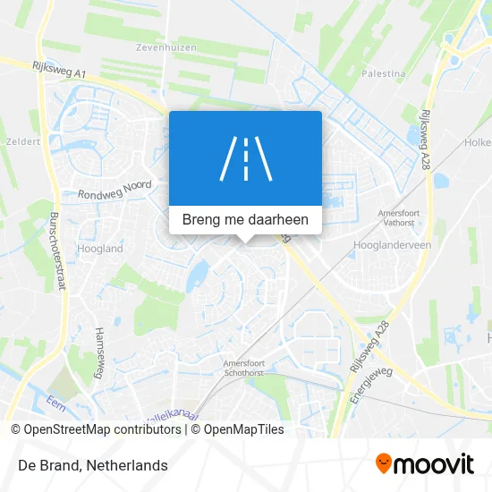 De Brand kaart