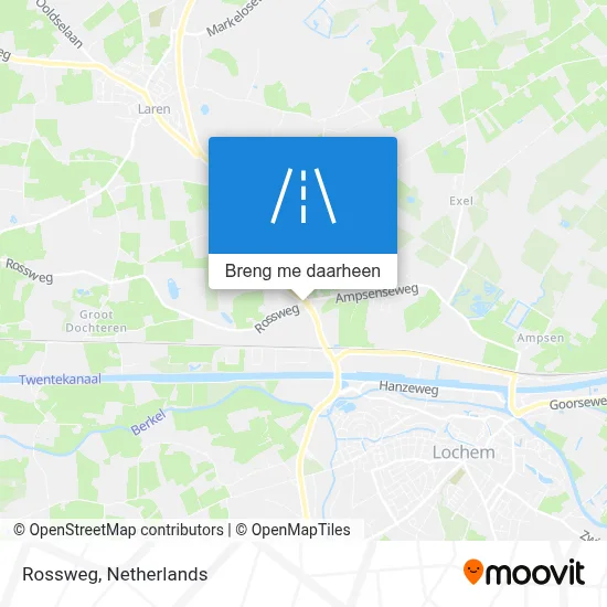Rossweg kaart
