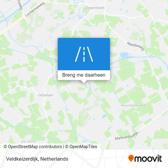 Veldkeizerdijk kaart