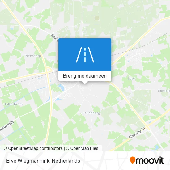 Erve Wiegmannink kaart