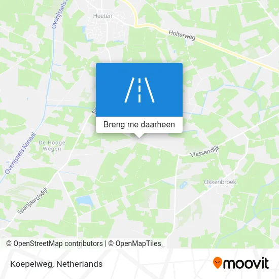 Koepelweg kaart