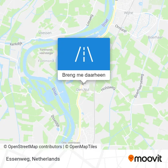 Essenweg kaart