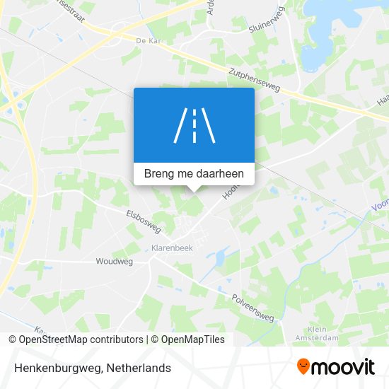 Henkenburgweg kaart