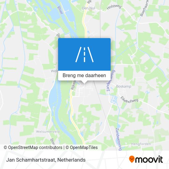 Jan Schamhartstraat kaart